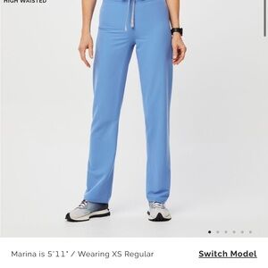 Figs Livingston High-Waisted Pants